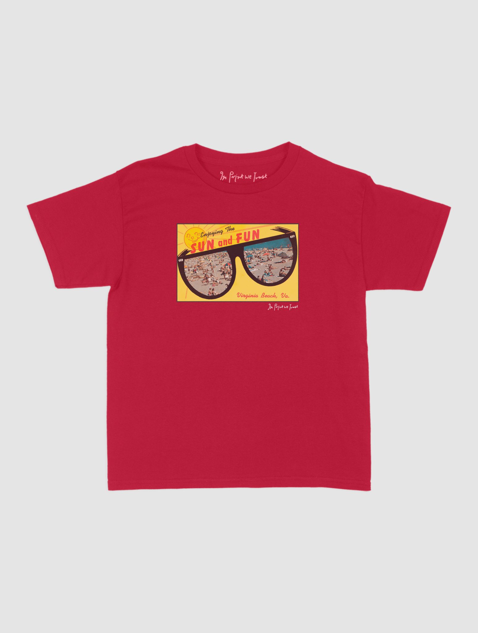 sun and fun baby tee - In Print We Trust