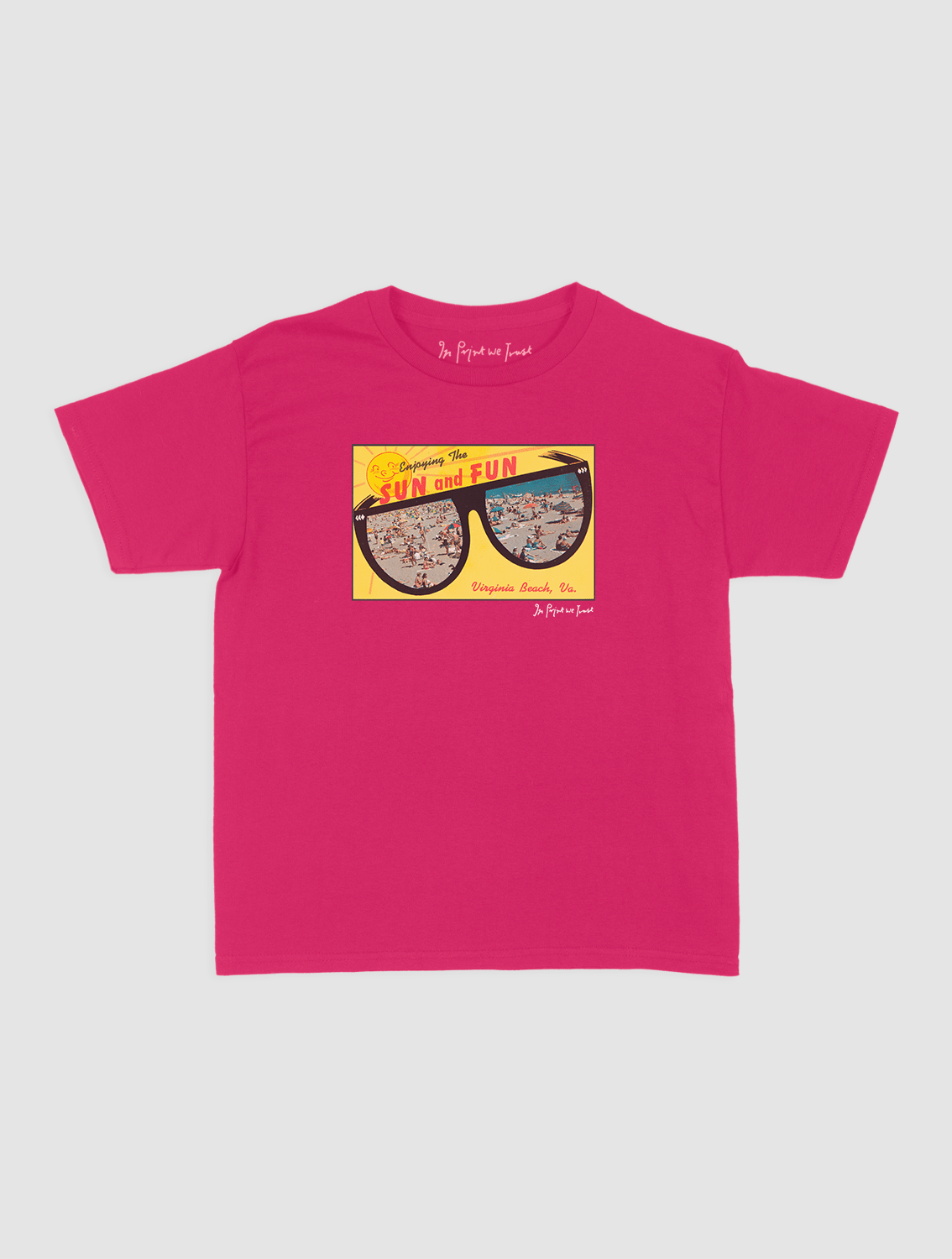 sun and fun baby tee - In Print We Trust