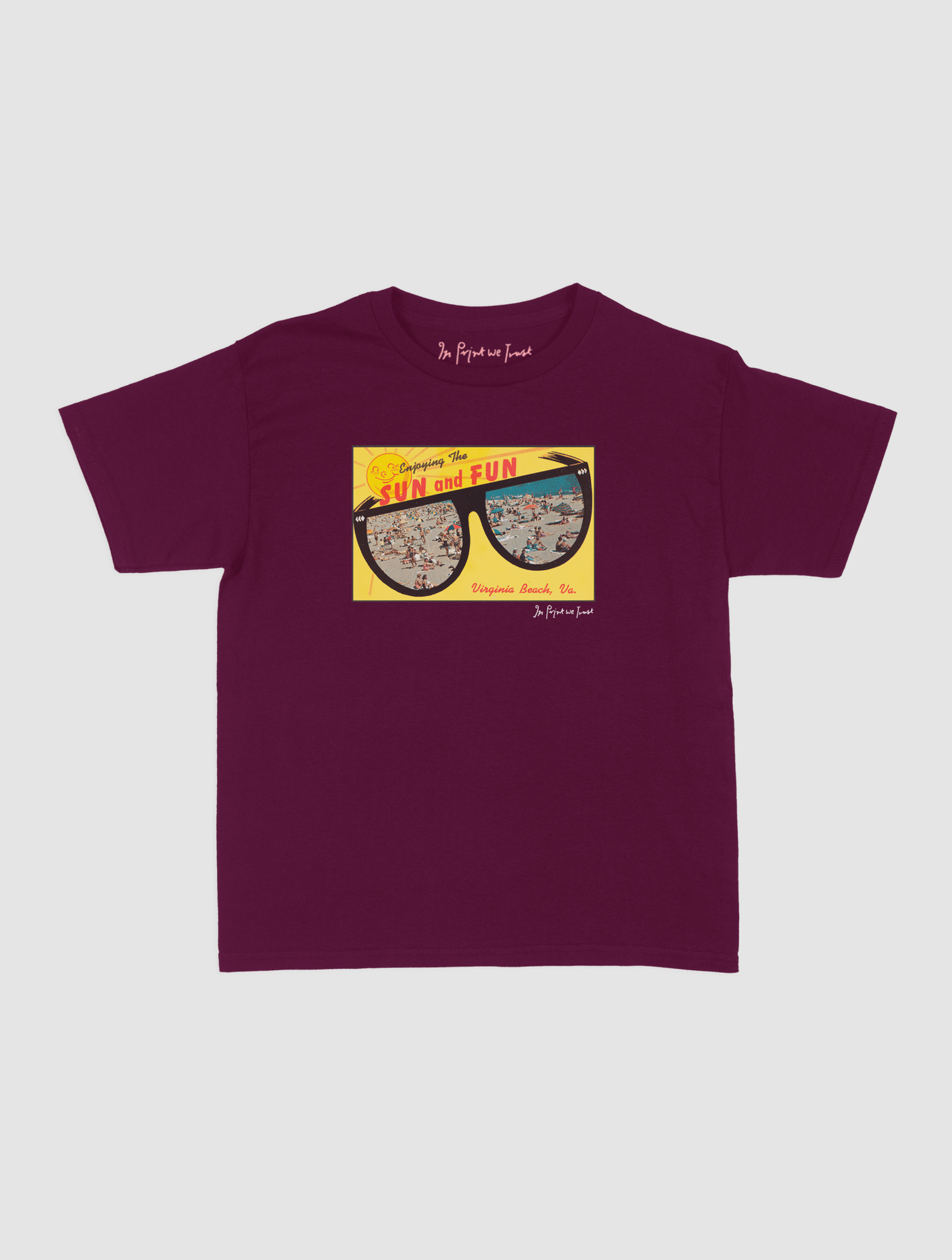 sun and fun baby tee - In Print We Trust
