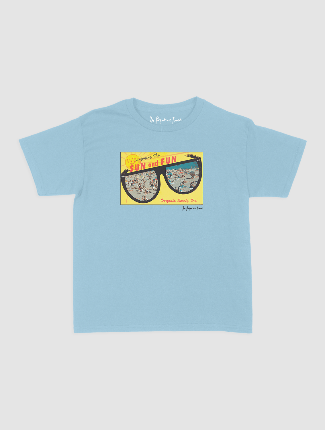 sun and fun baby tee - In Print We Trust