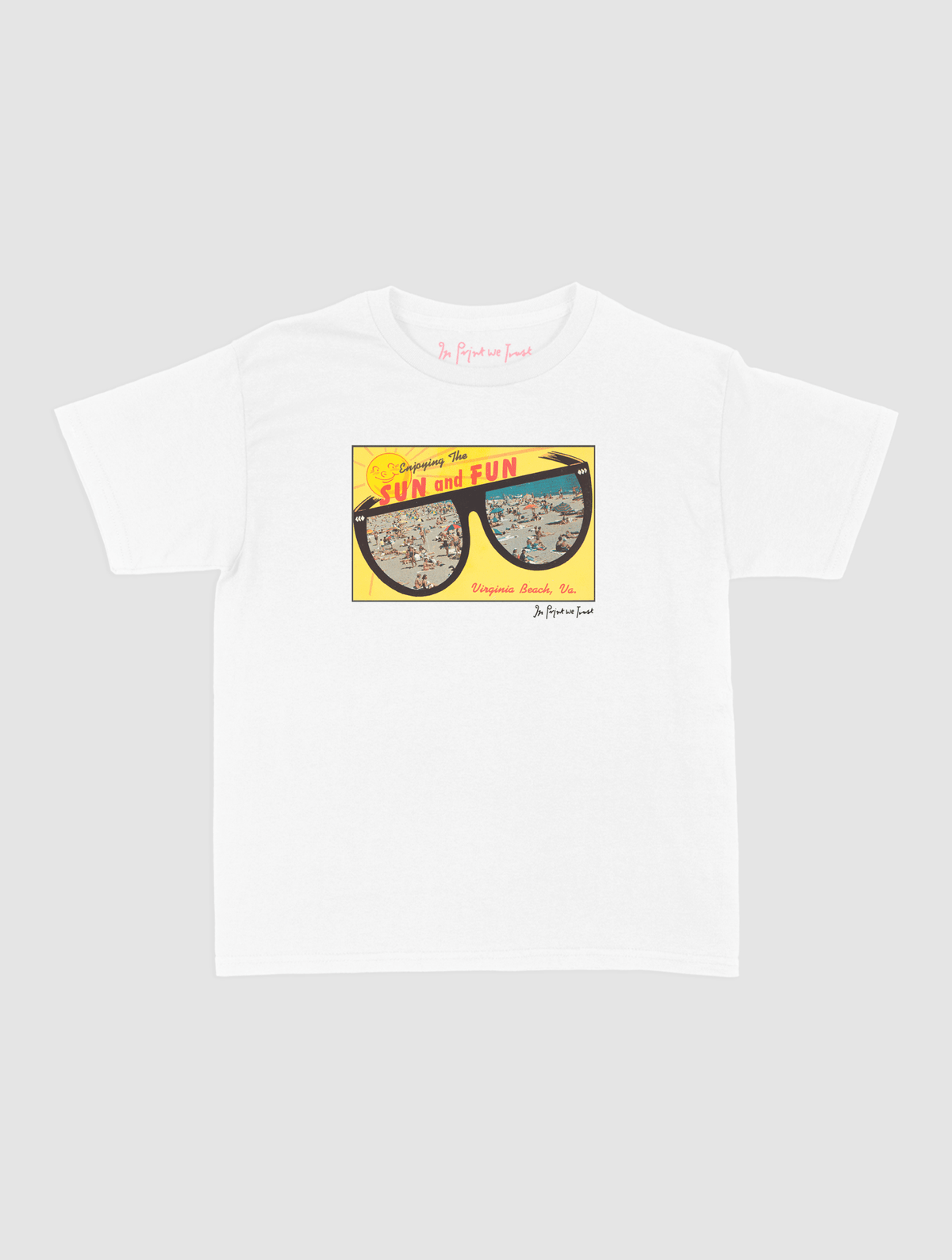 sun and fun baby tee - In Print We Trust