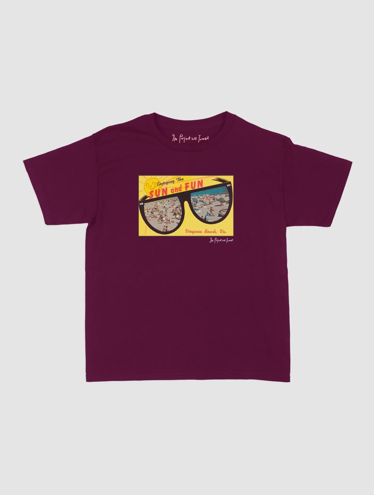 sun and fun baby tee - In Print We Trust