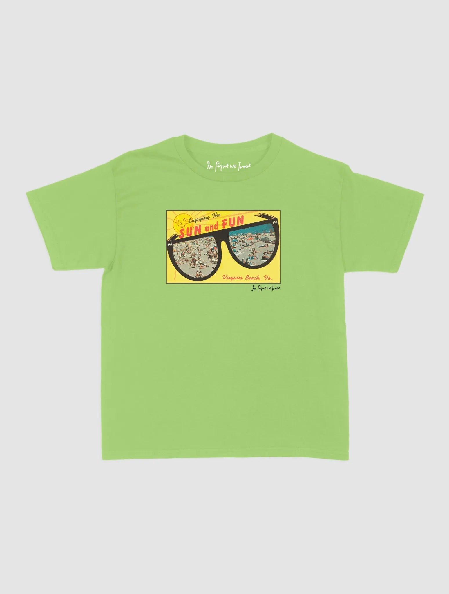 sun and fun baby tee - In Print We Trust