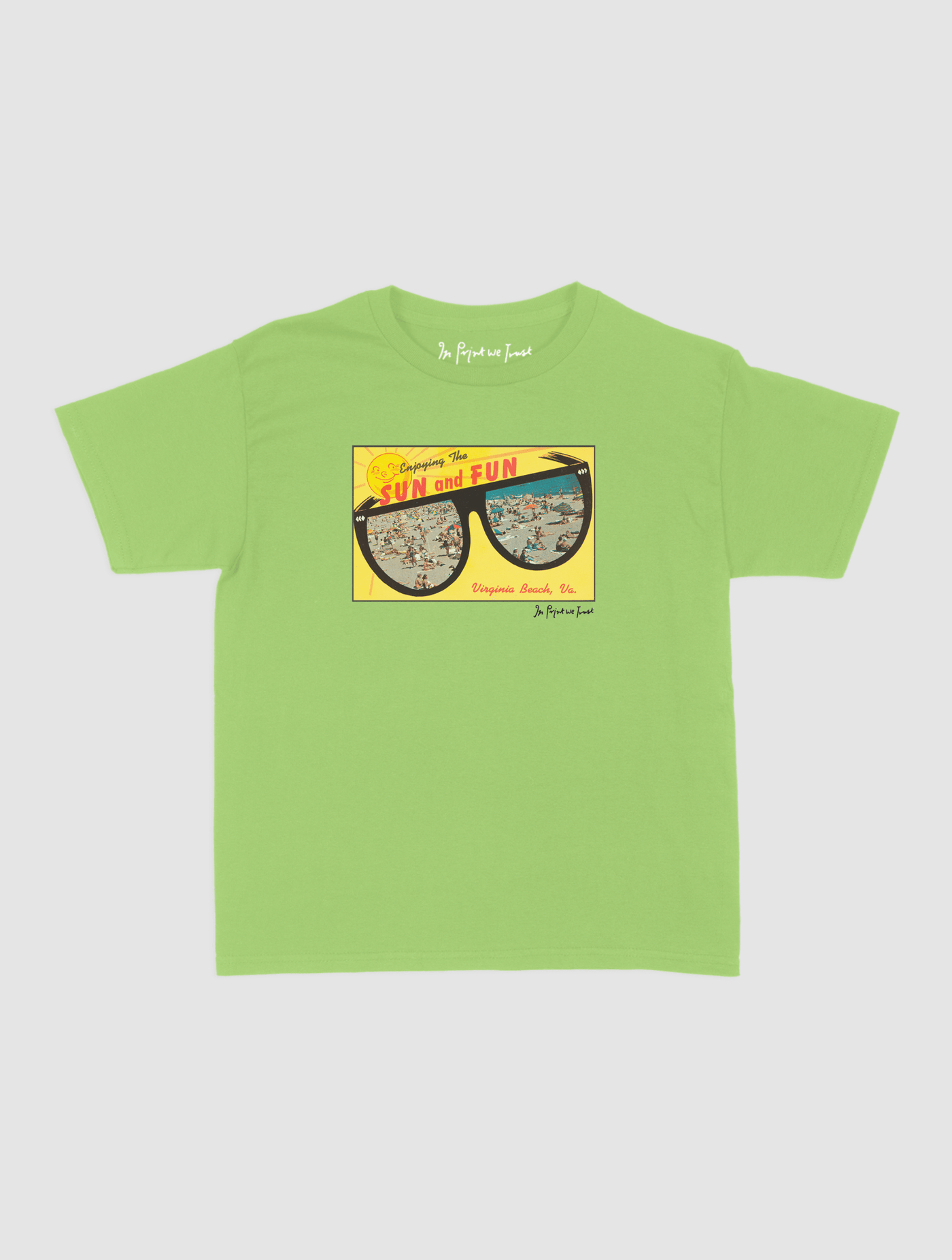 sun and fun baby tee - In Print We Trust