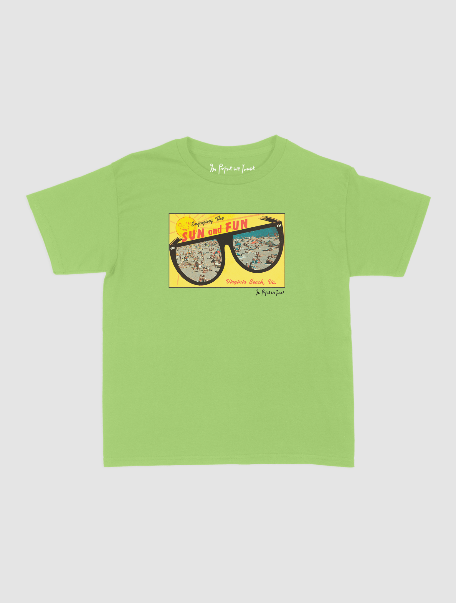 sun and fun baby tee - In Print We Trust