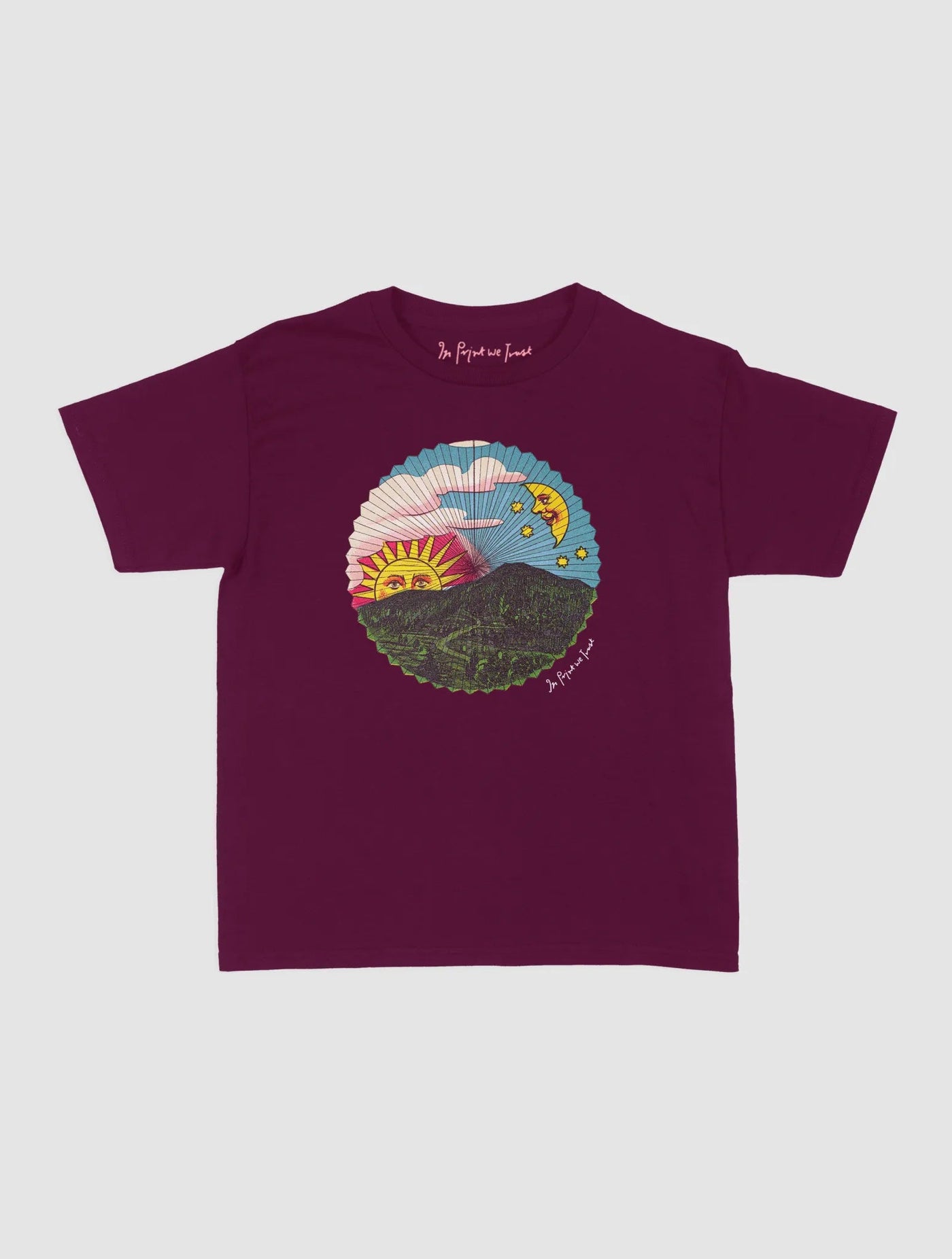 sun and moon baby tee - In Print We Trust
