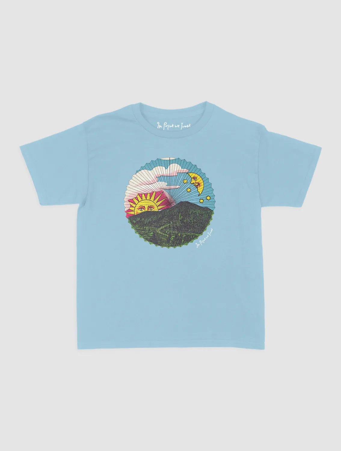 sun and moon baby tee - In Print We Trust