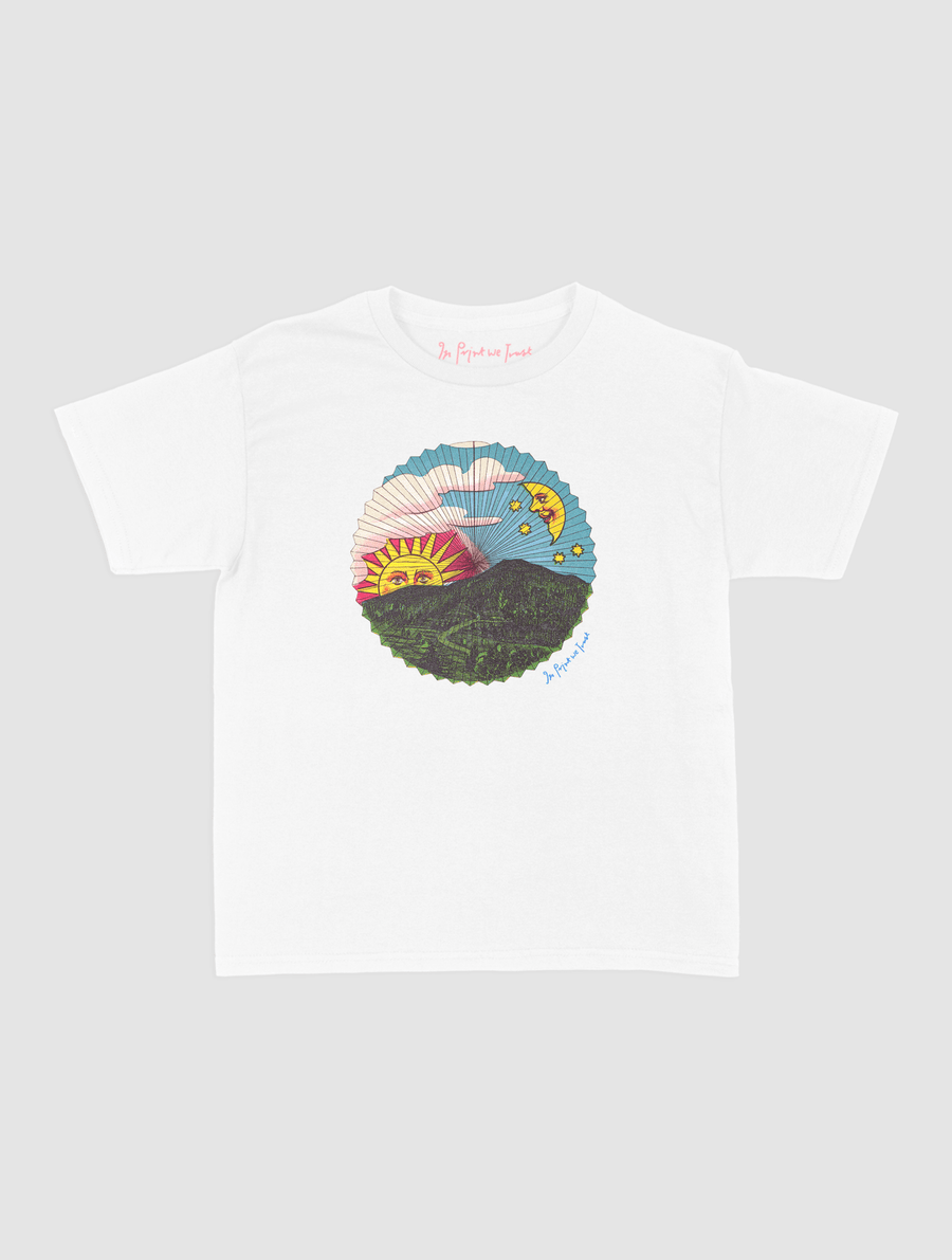 sun and moon baby tee - In Print We Trust