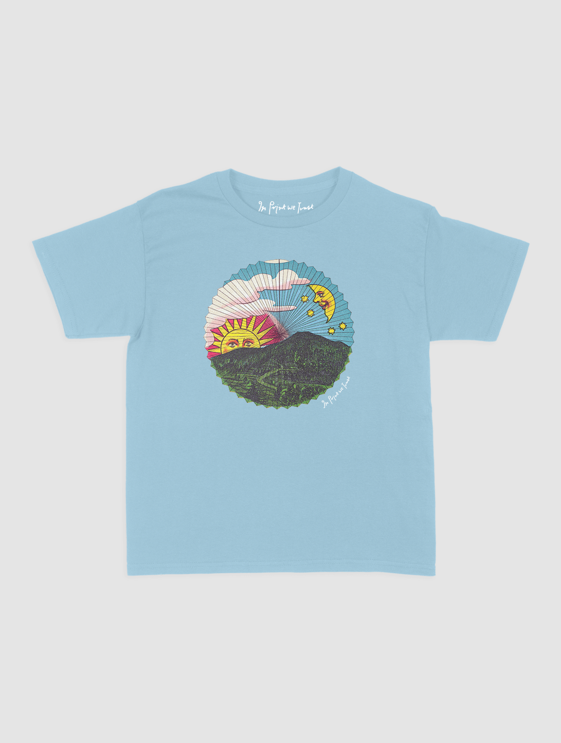 sun and moon baby tee - In Print We Trust