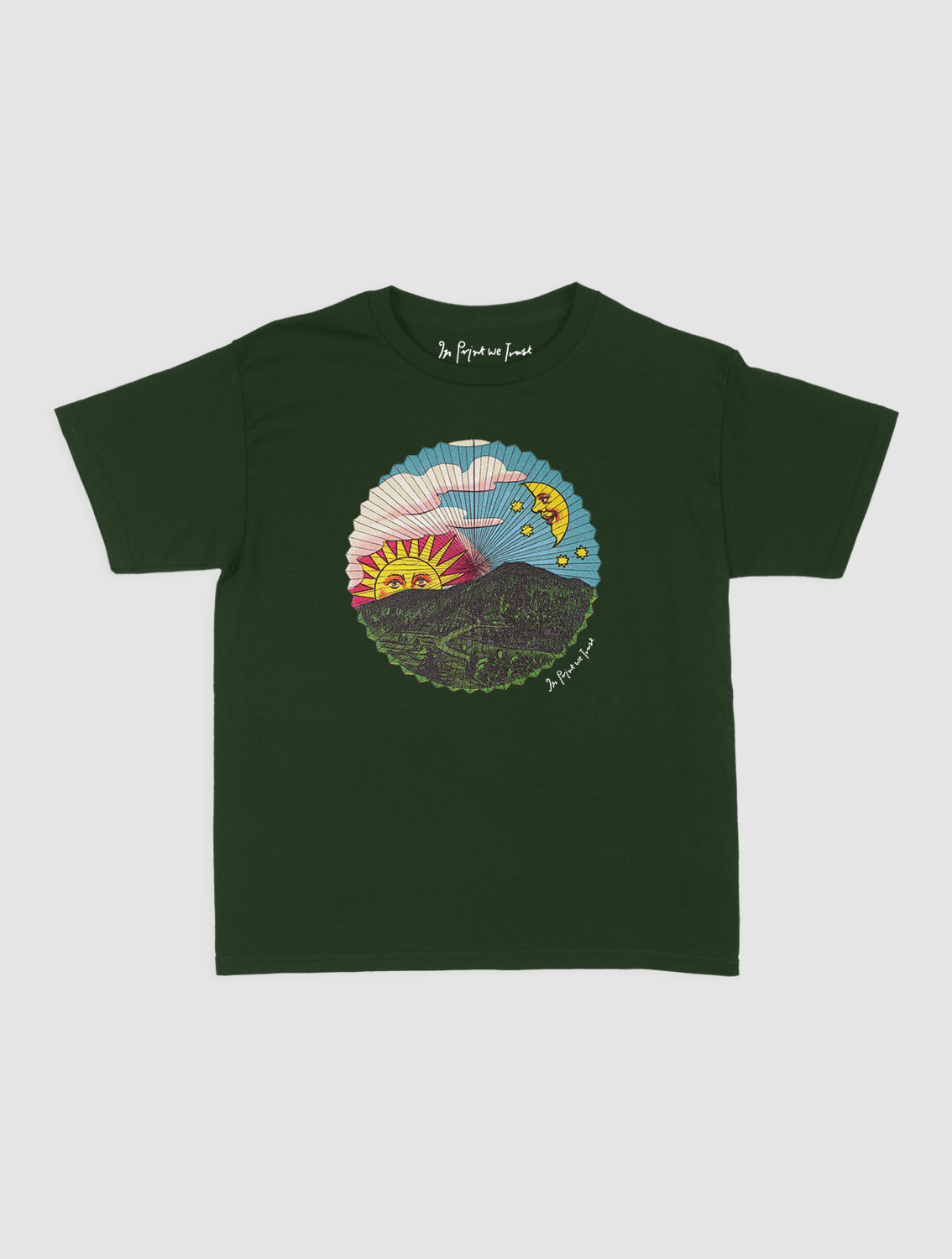 sun and moon baby tee - In Print We Trust