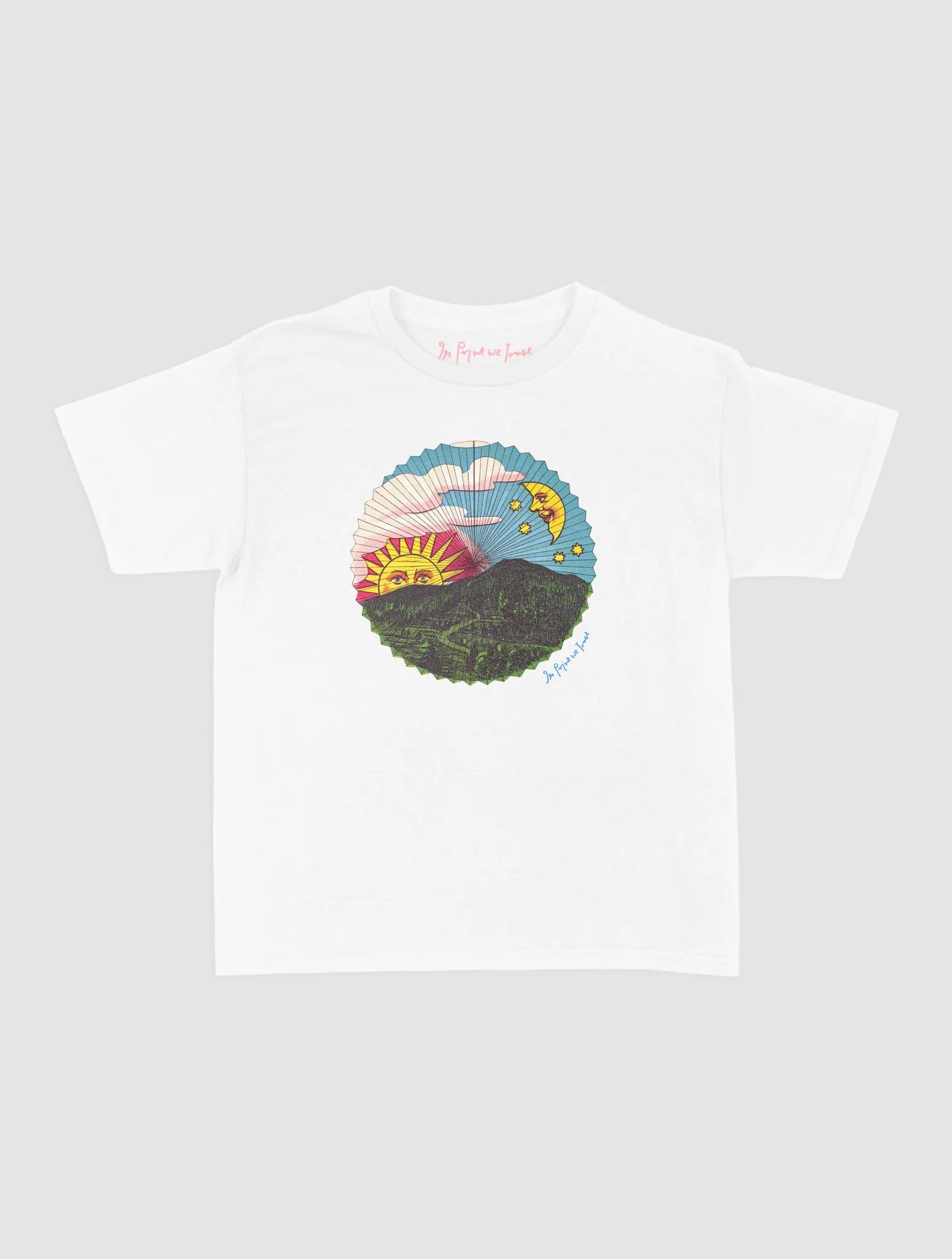 sun and moon baby tee - In Print We Trust