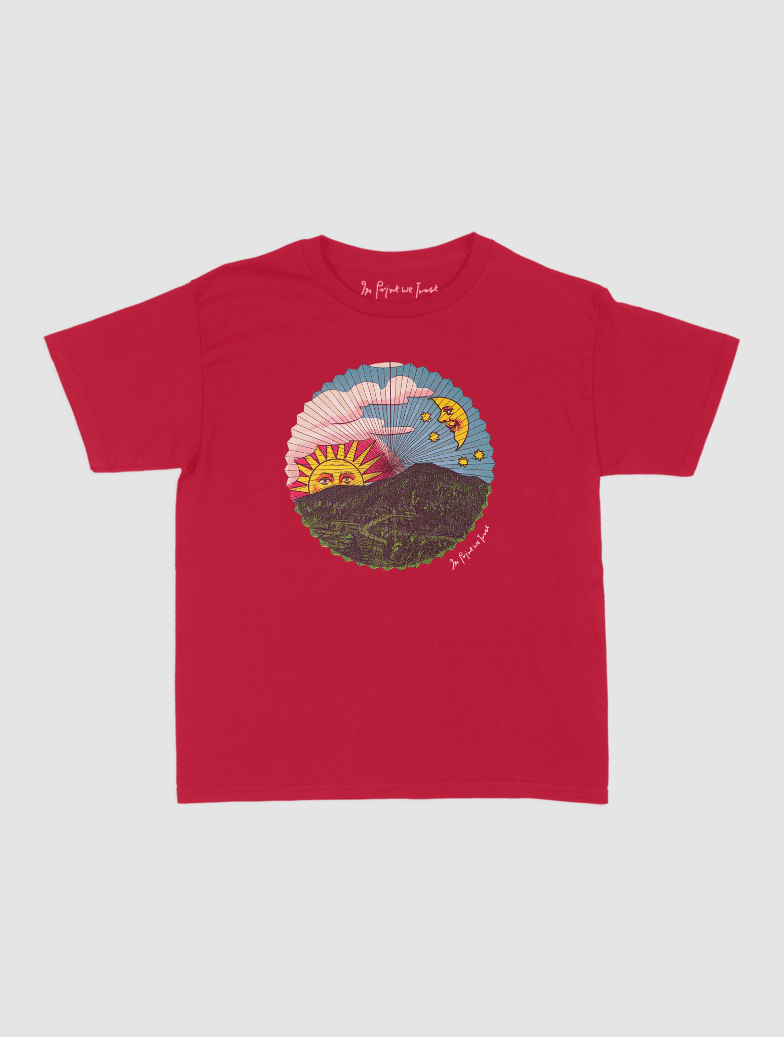 sun and moon baby tee - In Print We Trust