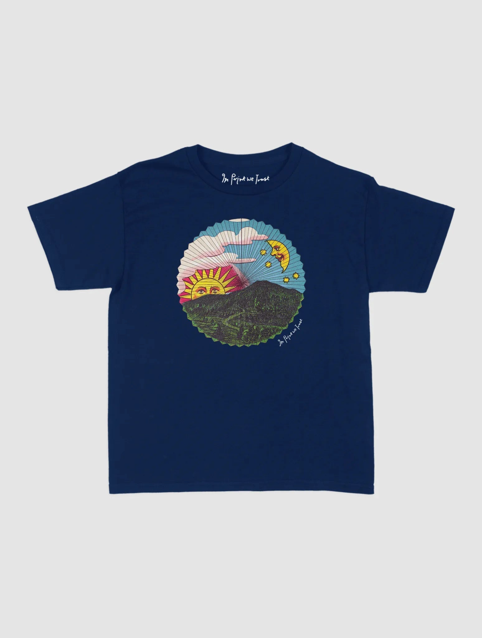sun and moon baby tee - In Print We Trust