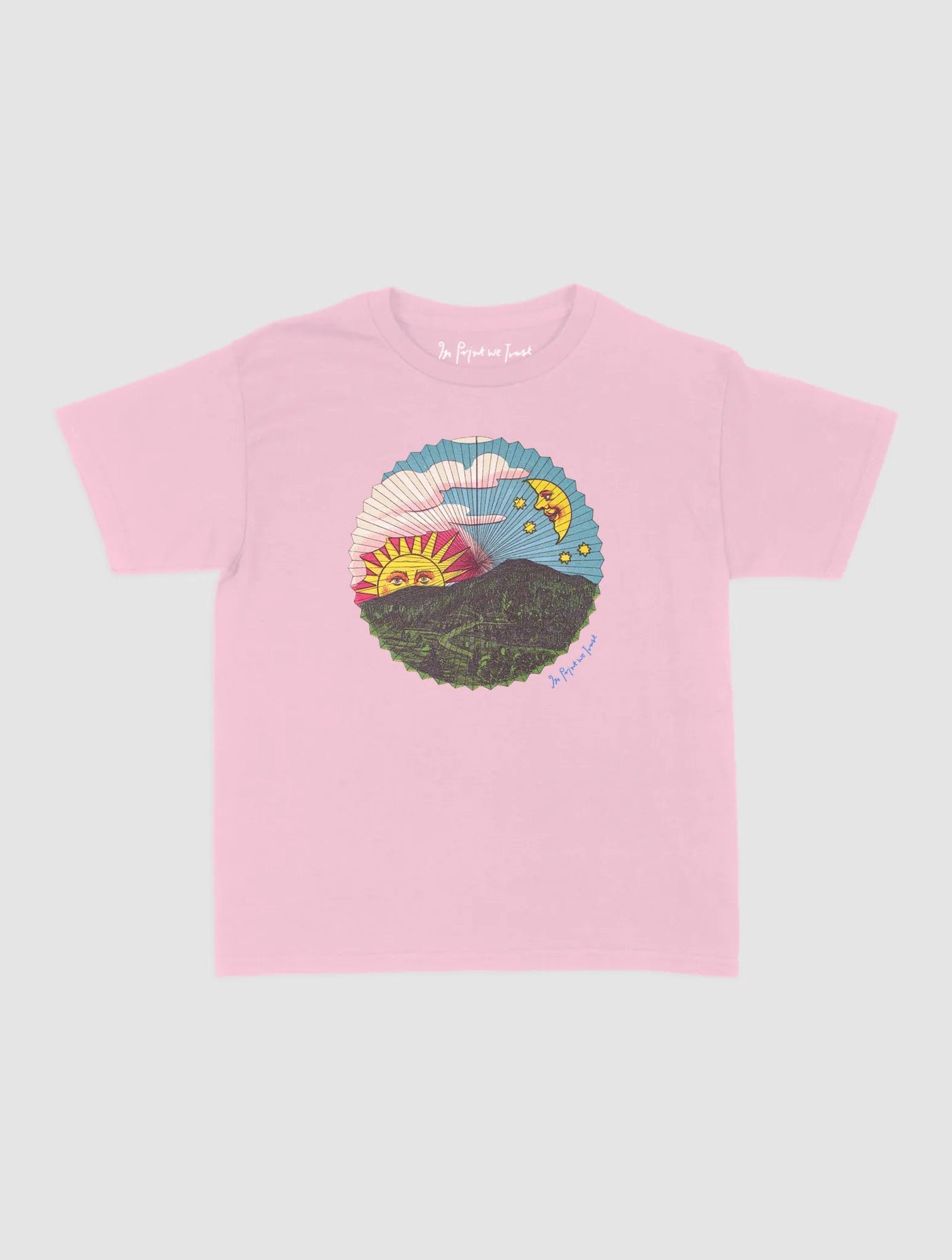 sun and moon baby tee - In Print We Trust