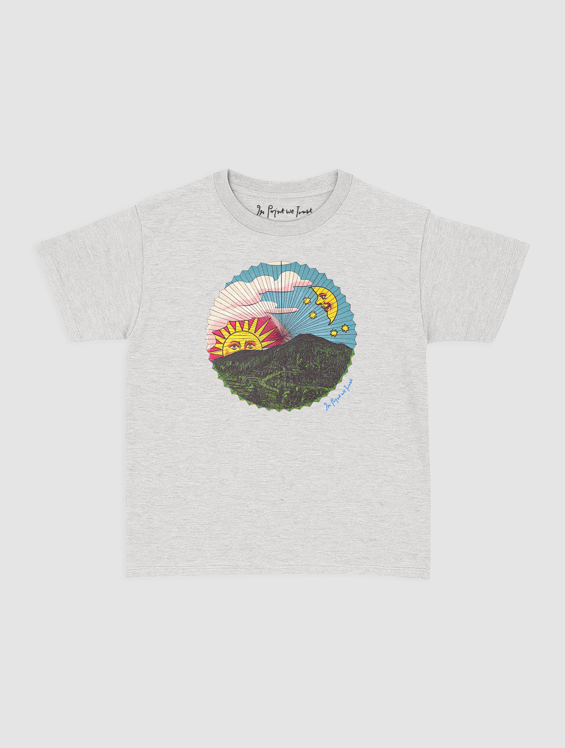 sun and moon baby tee - In Print We Trust