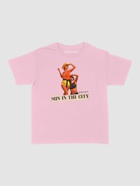 sun in the city baby tee - In Print We Trust