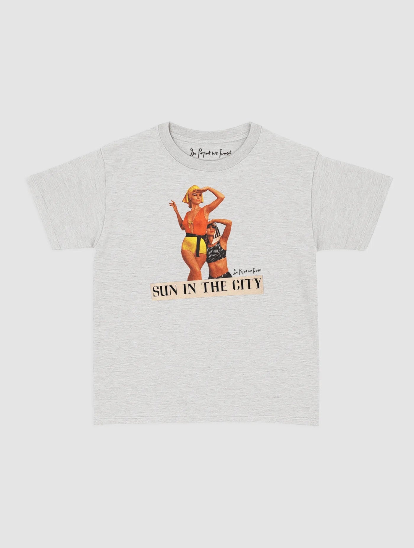 sun in the city baby tee - In Print We Trust