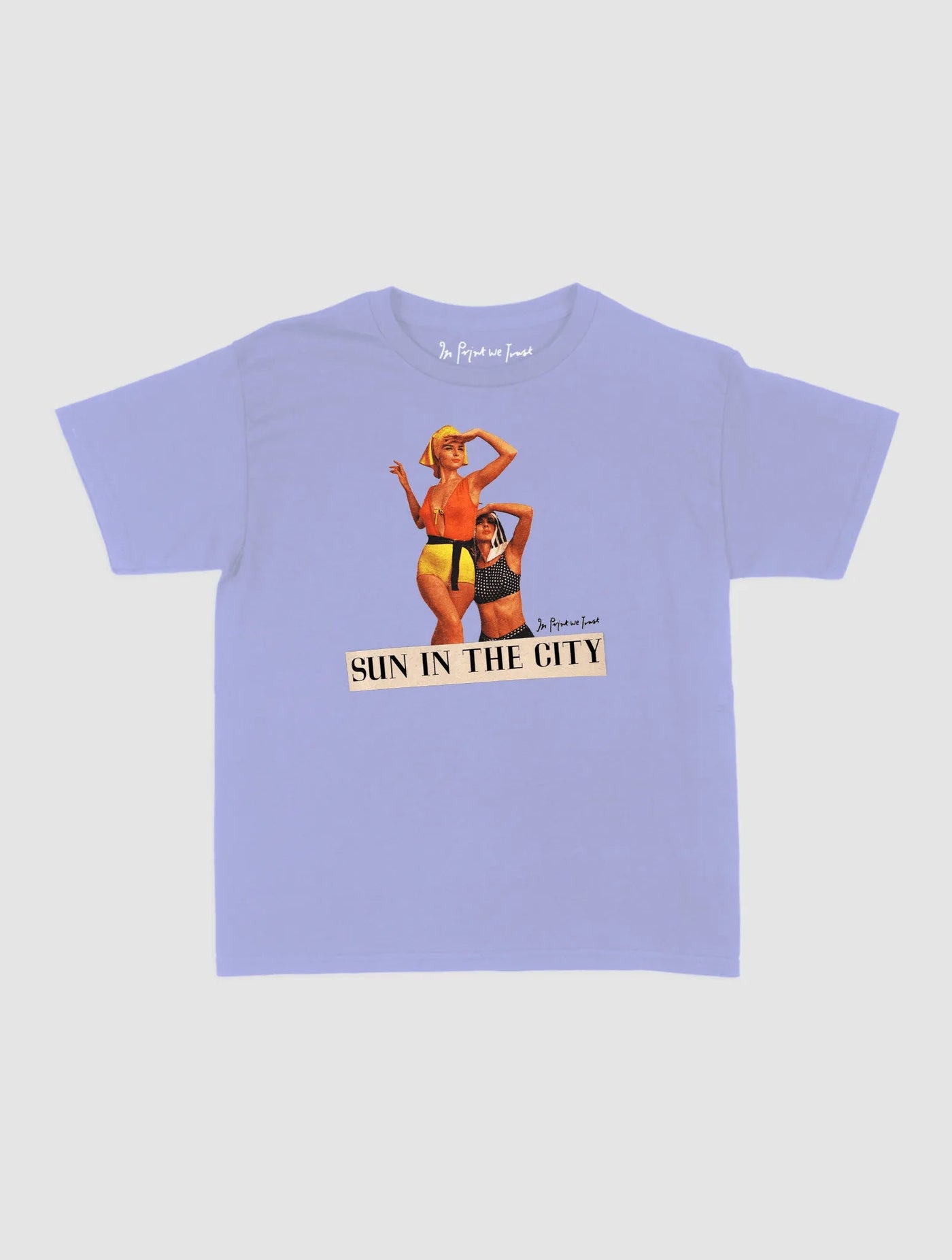 sun in the city baby tee - In Print We Trust