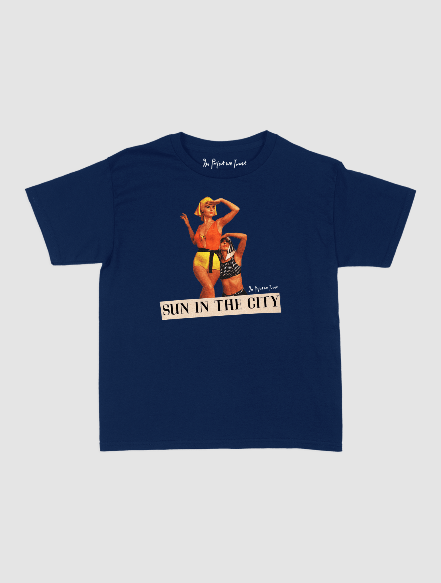 sun in the city baby tee - In Print We Trust