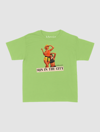 sun in the city baby tee - In Print We Trust