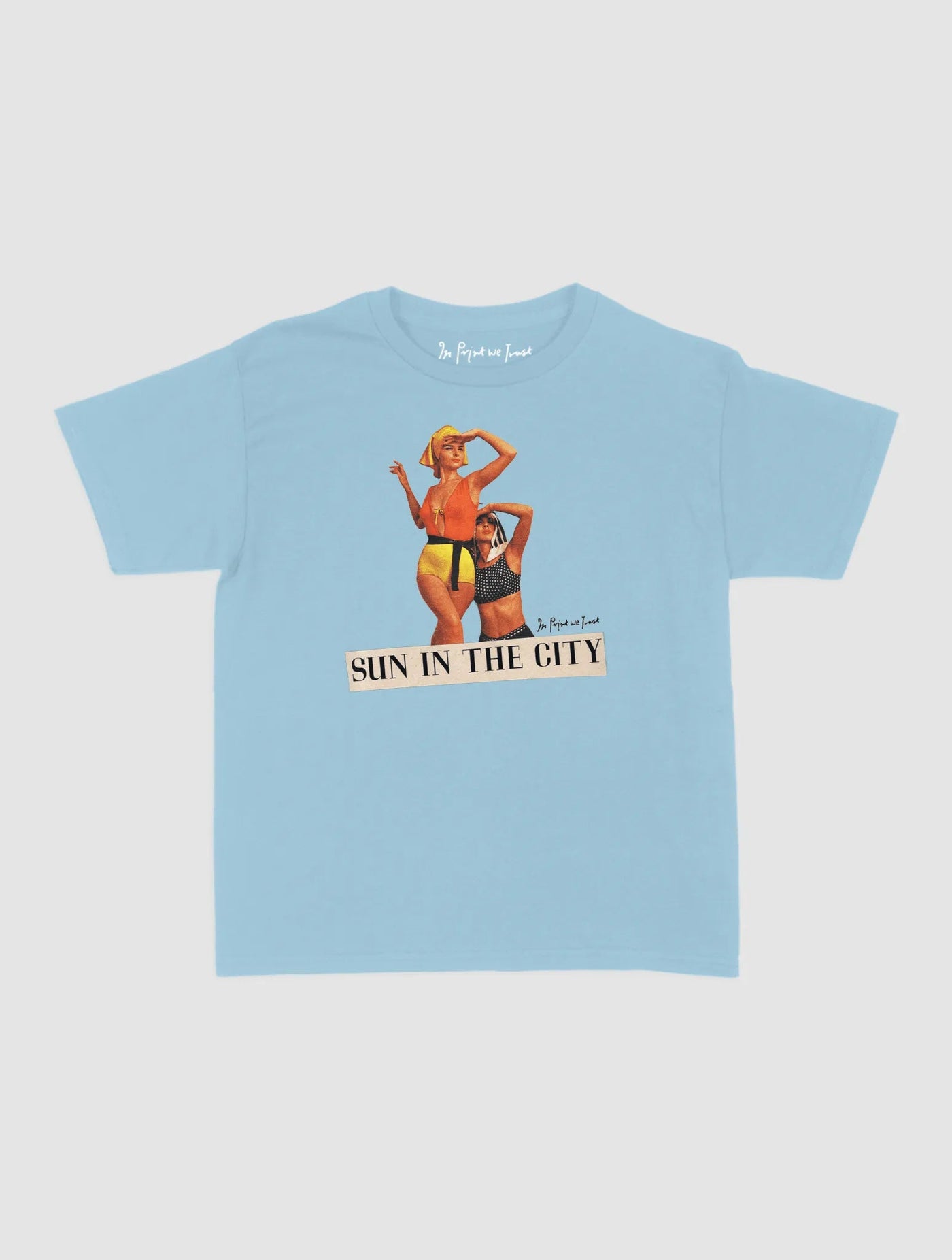 sun in the city baby tee - In Print We Trust