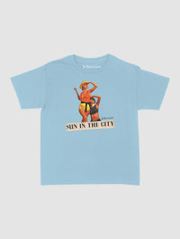 sun in the city baby tee - In Print We Trust