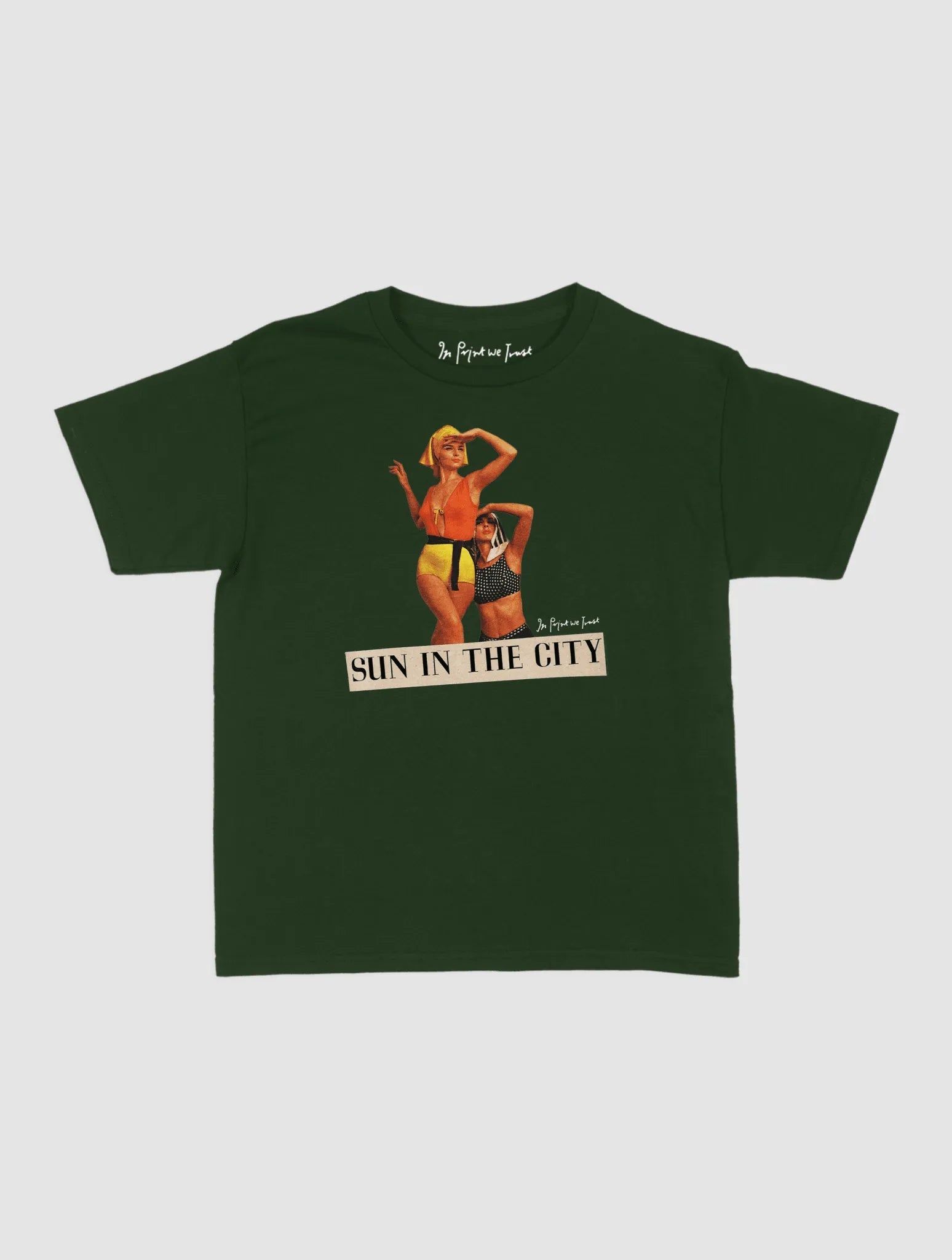 sun in the city baby tee - In Print We Trust