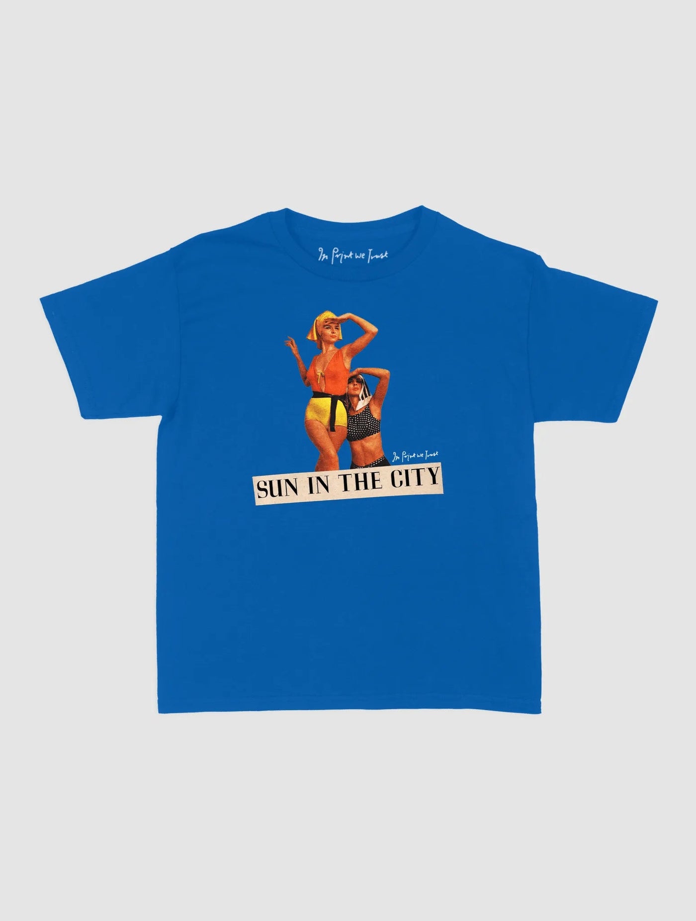 sun in the city baby tee - In Print We Trust
