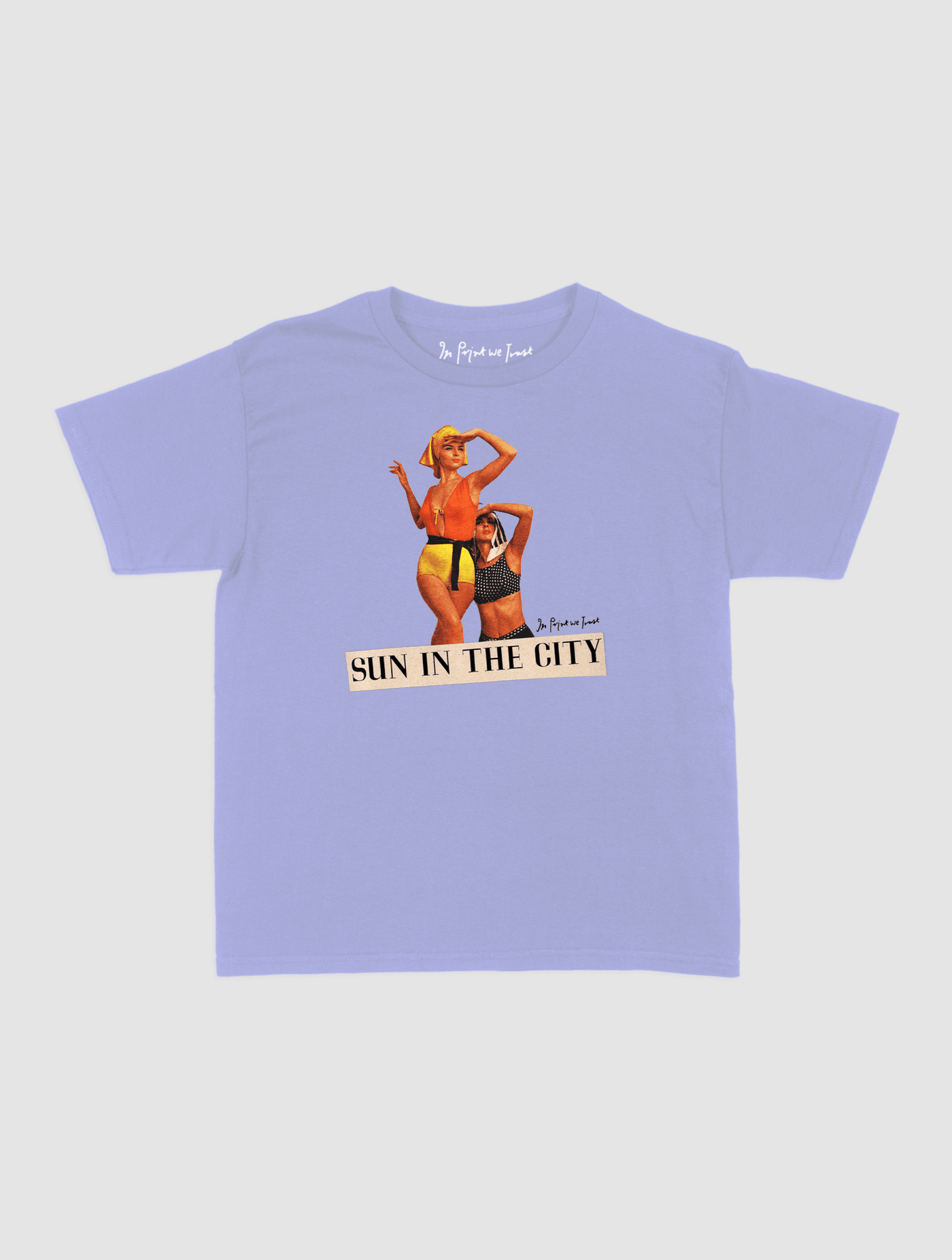 sun in the city baby tee - In Print We Trust