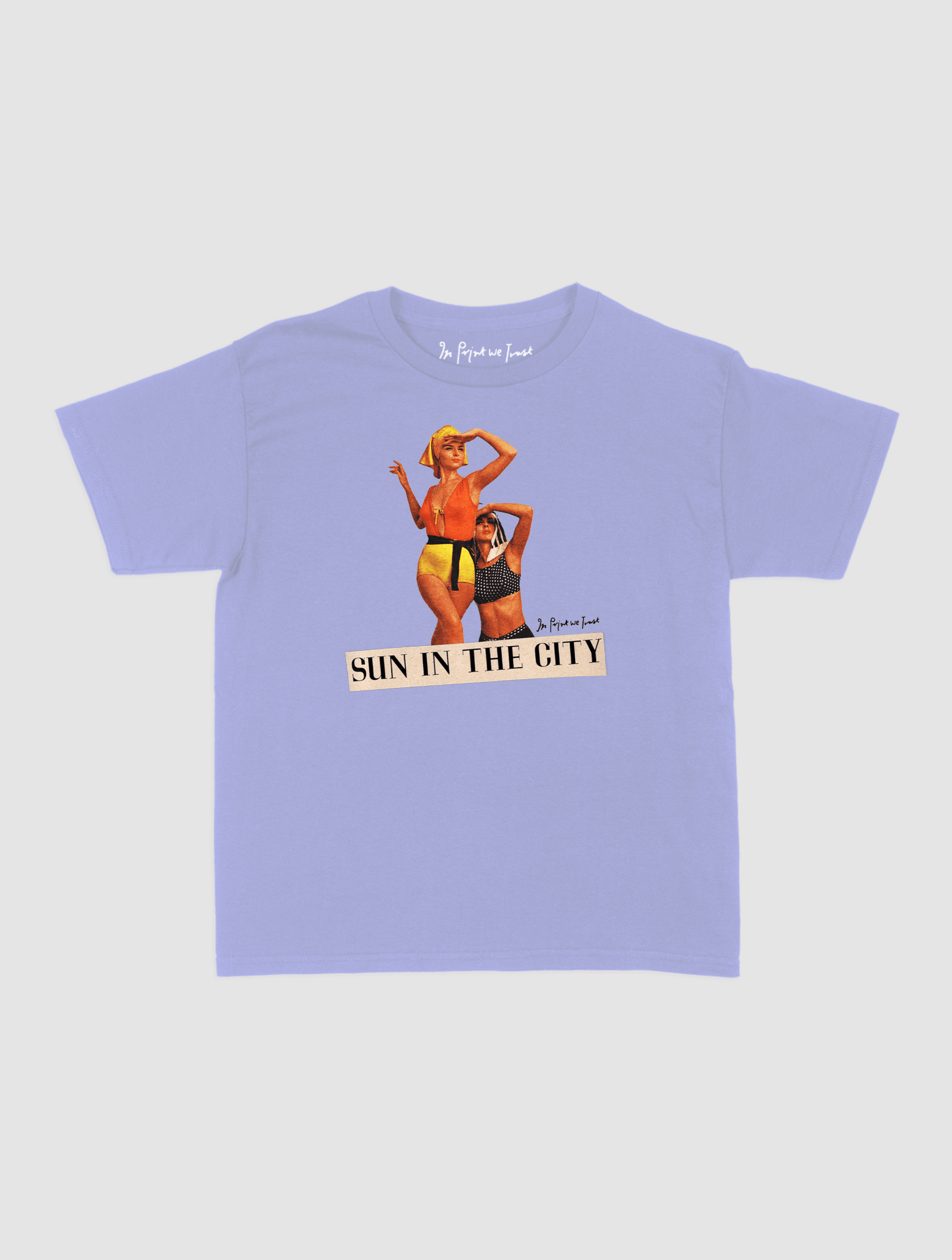 sun in the city baby tee - In Print We Trust