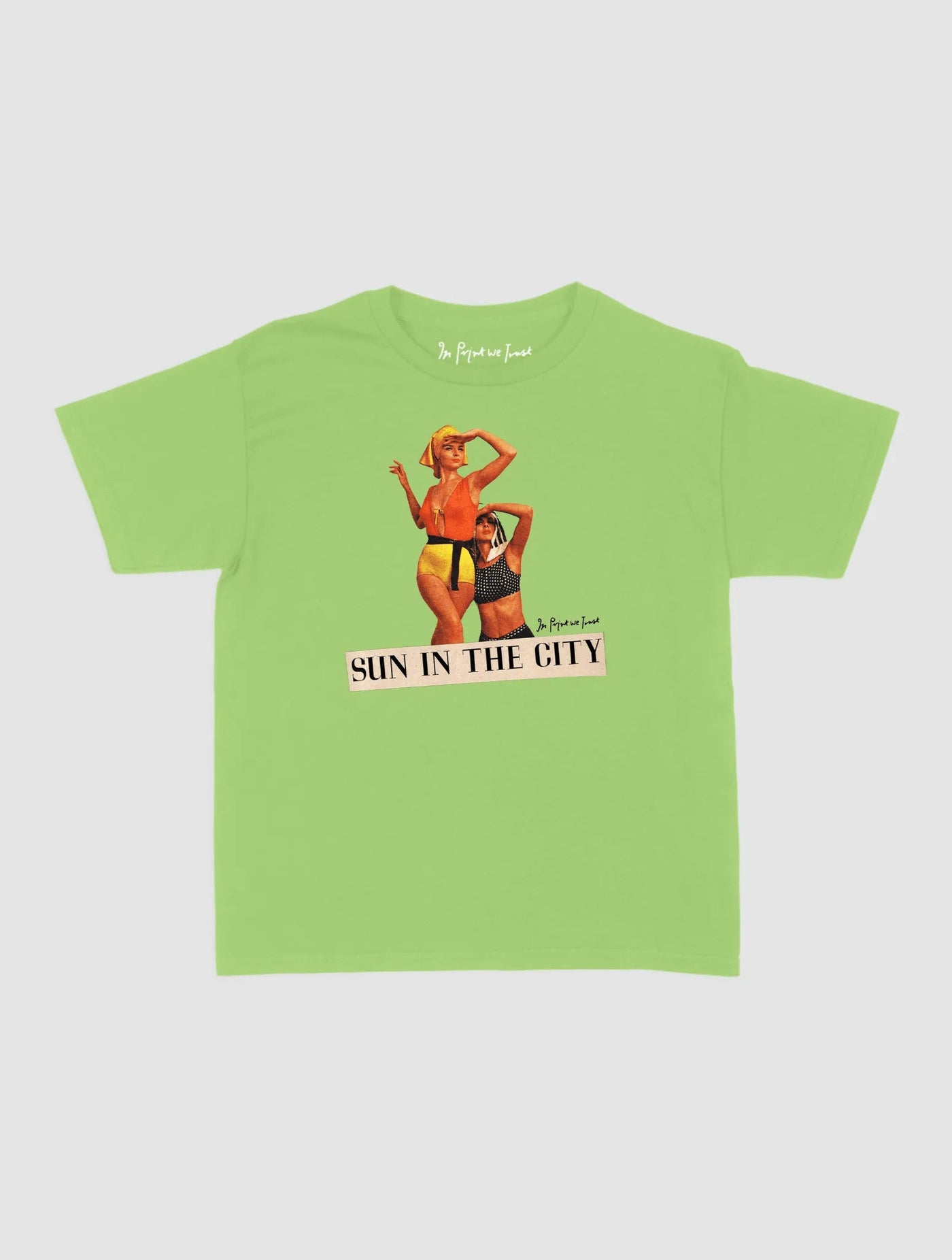 sun in the city baby tee - In Print We Trust