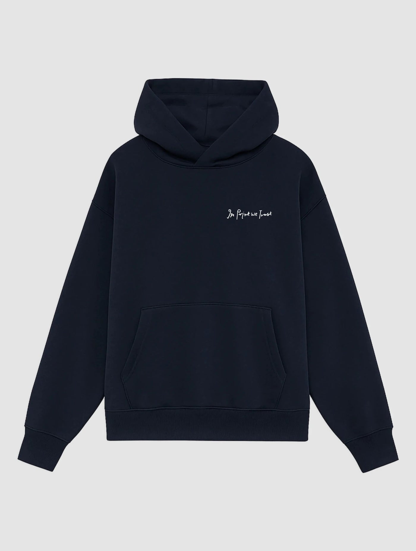 sun navy hoodie - In Print We Trust