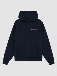 sun navy hoodie - In Print We Trust