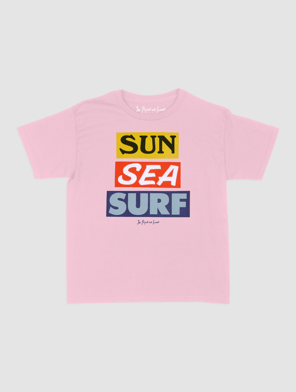 sun sea surf baby tee - In Print We Trust