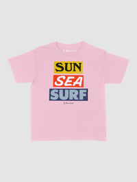 sun sea surf baby tee - In Print We Trust
