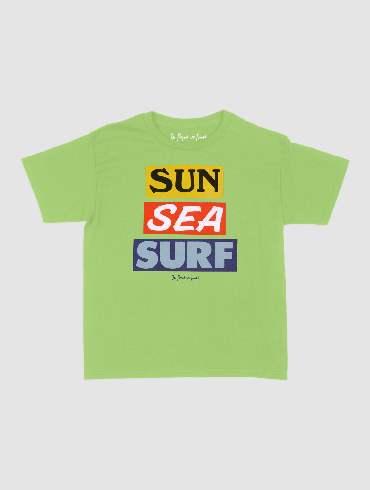 sun sea surf baby tee - In Print We Trust