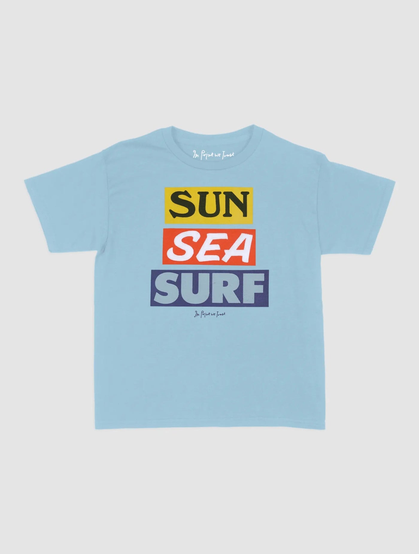sun sea surf baby tee - In Print We Trust