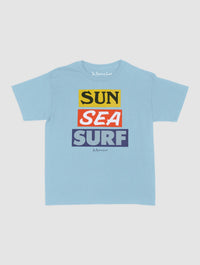 sun sea surf baby tee - In Print We Trust