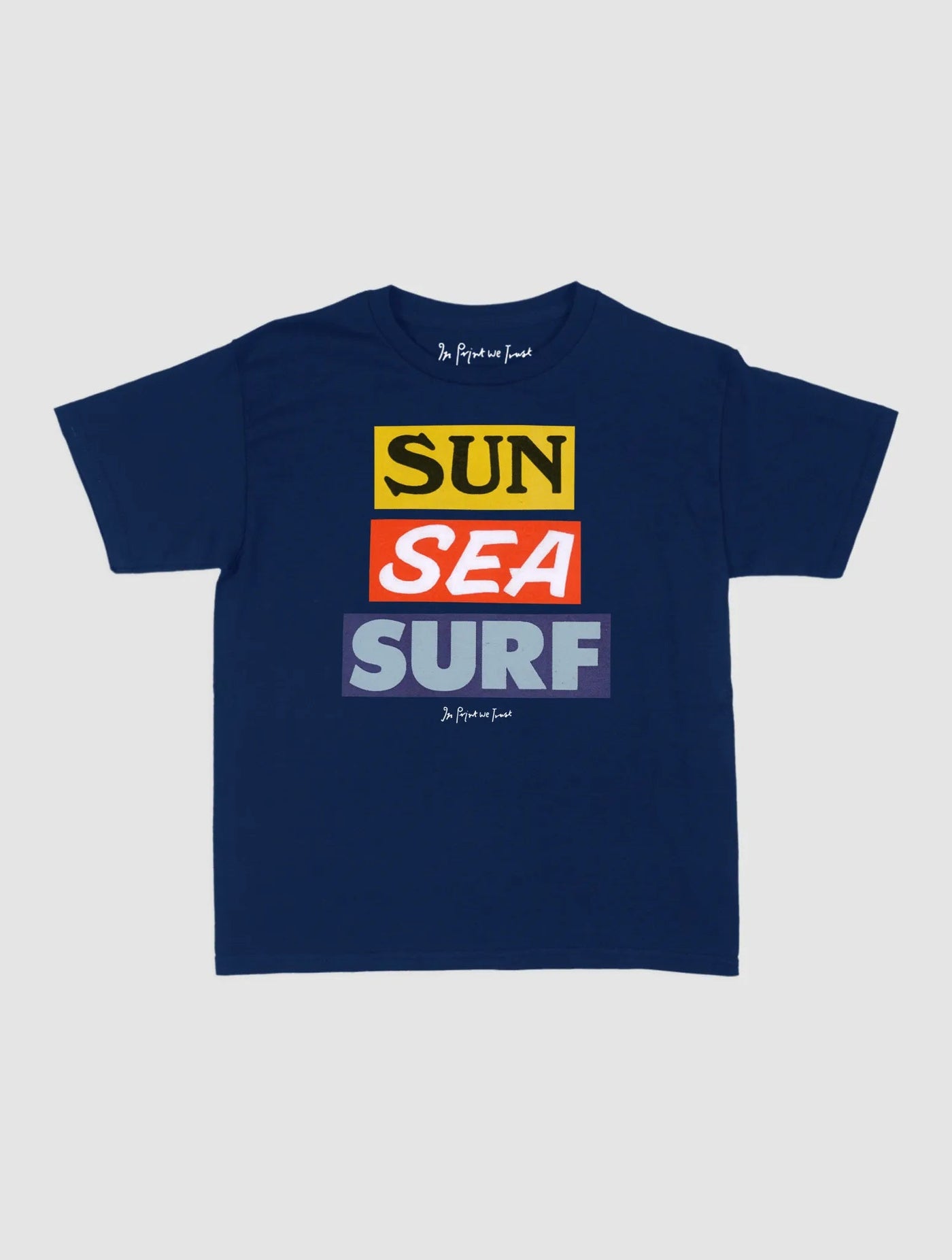 sun sea surf baby tee - In Print We Trust