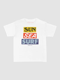 sun sea surf baby tee - In Print We Trust