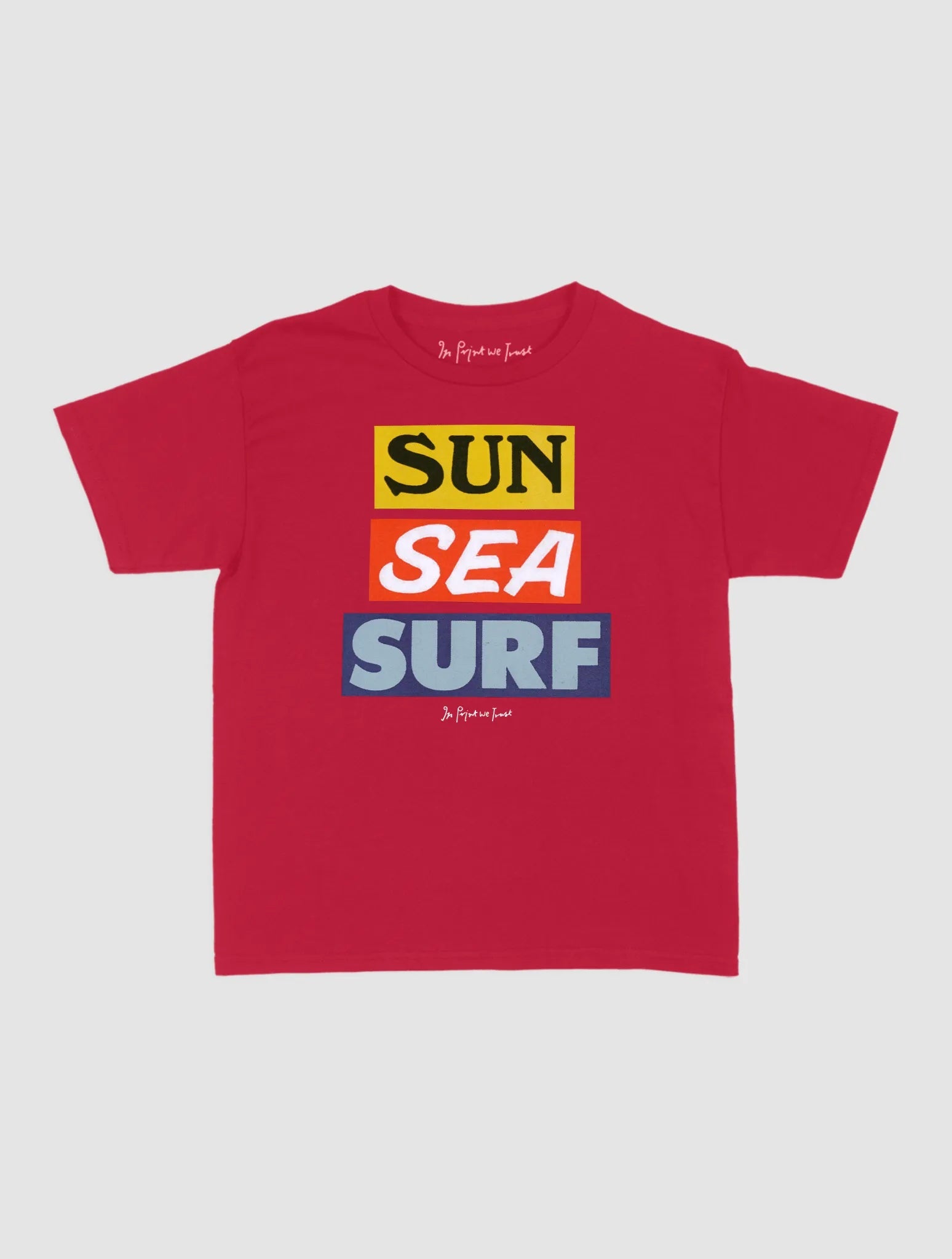 sun sea surf baby tee - In Print We Trust