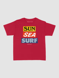 sun sea surf baby tee - In Print We Trust