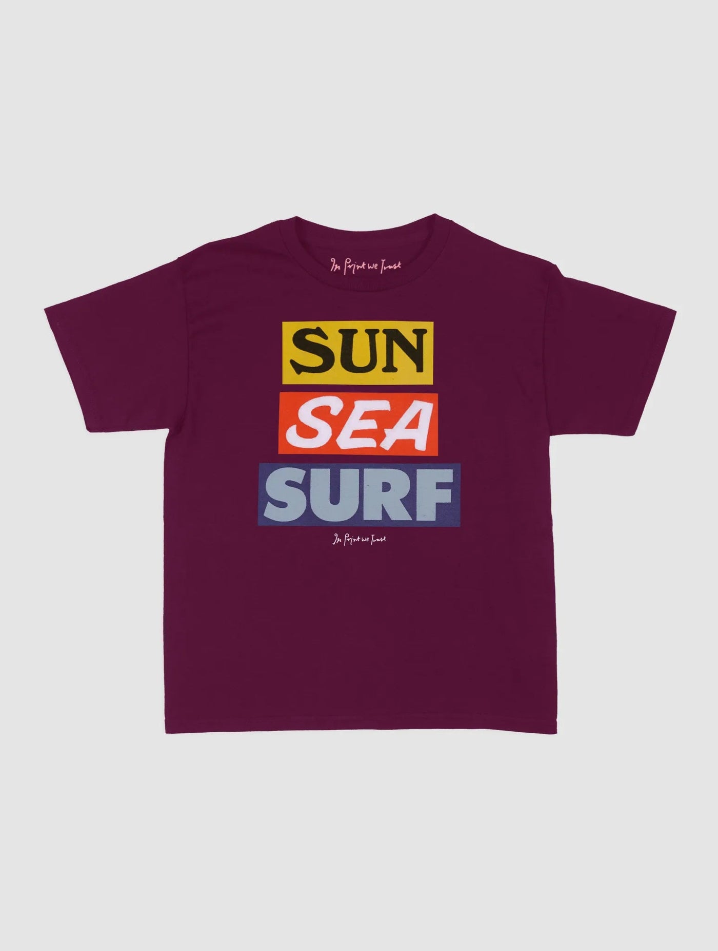 sun sea surf baby tee - In Print We Trust