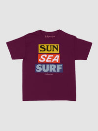 sun sea surf baby tee - In Print We Trust