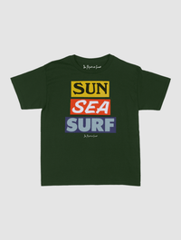 sun sea surf baby tee - In Print We Trust