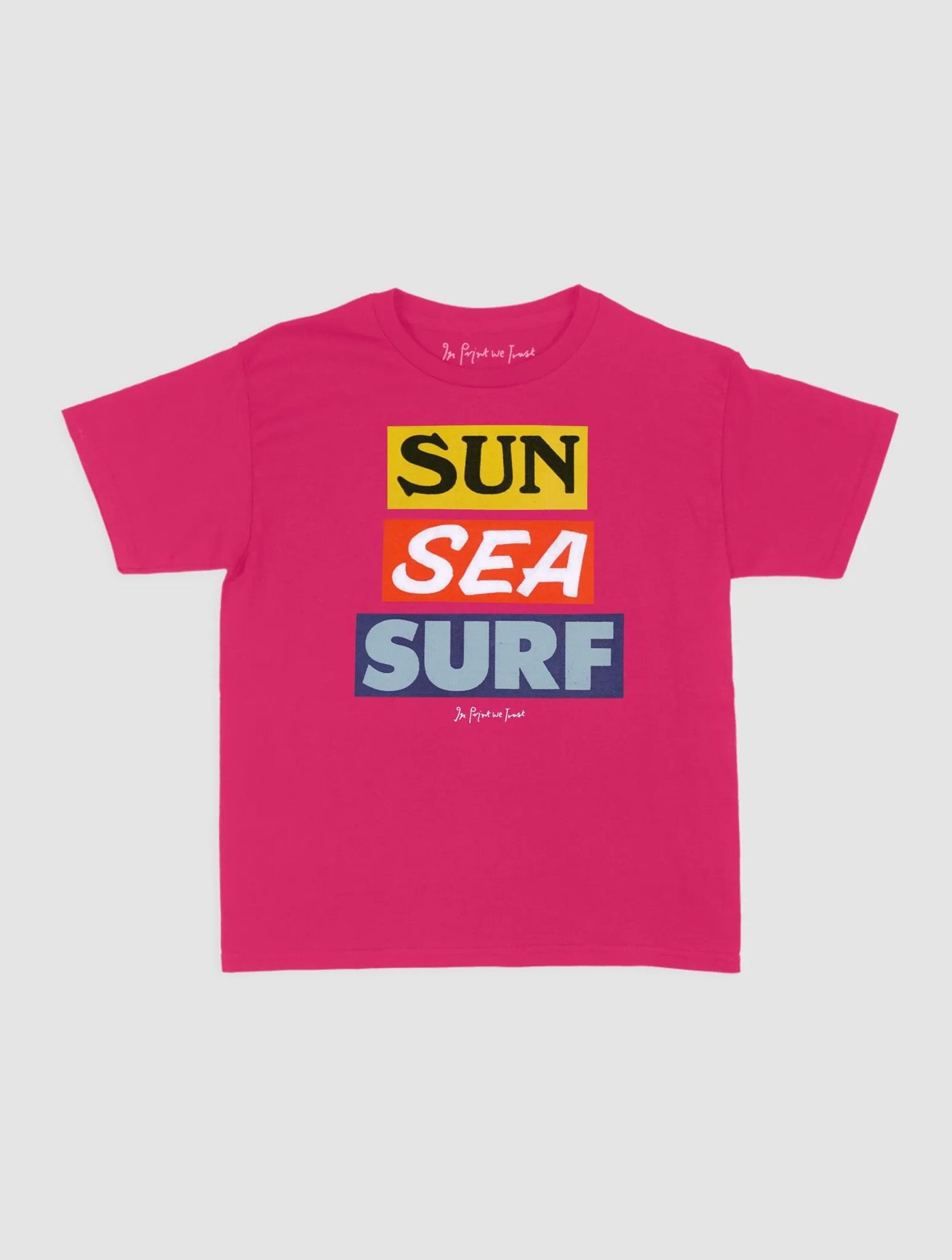 sun sea surf baby tee - In Print We Trust