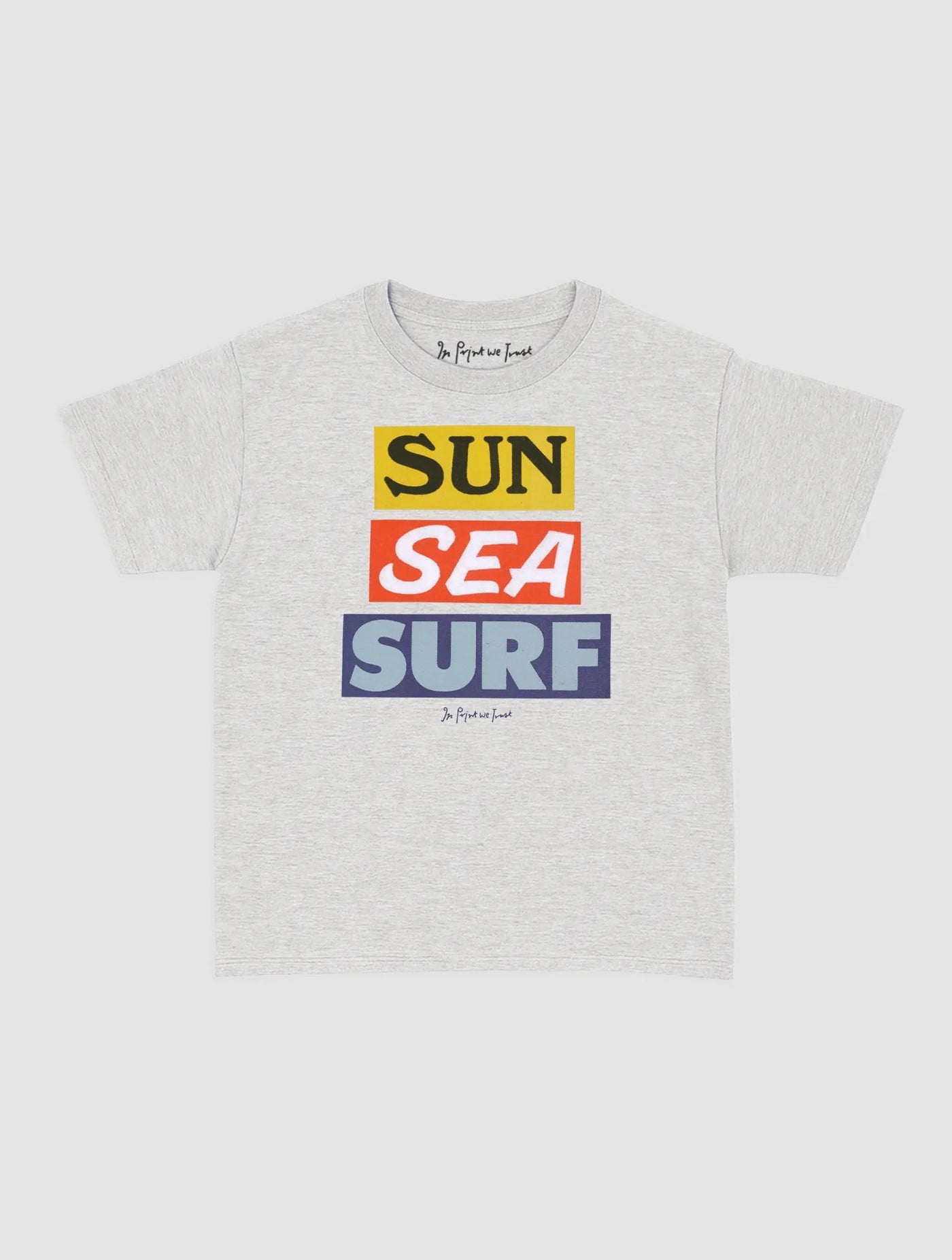 sun sea surf baby tee - In Print We Trust