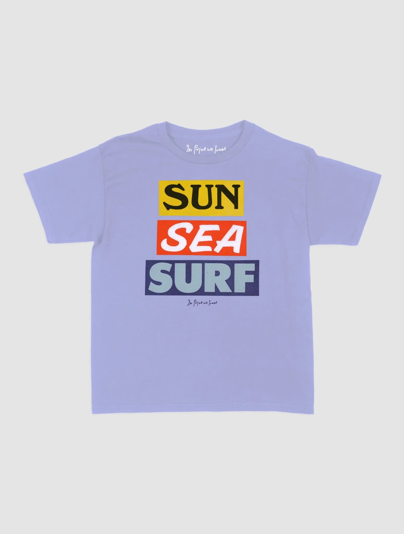 sun sea surf baby tee - In Print We Trust