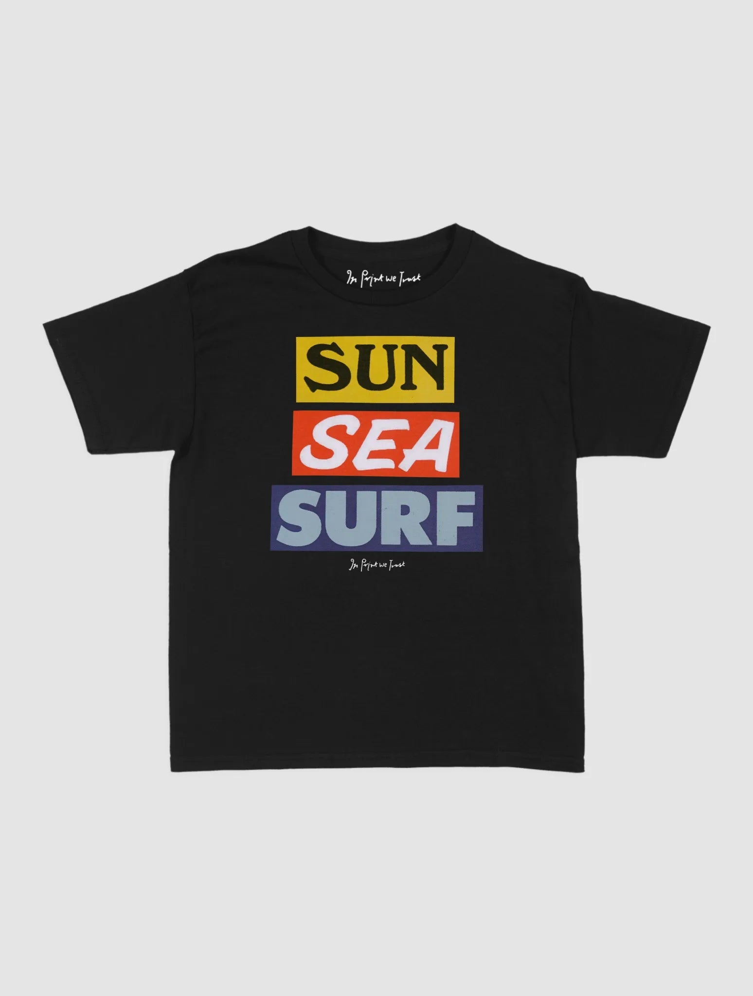sun sea surf baby tee - In Print We Trust