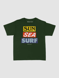 sun sea surf baby tee - In Print We Trust